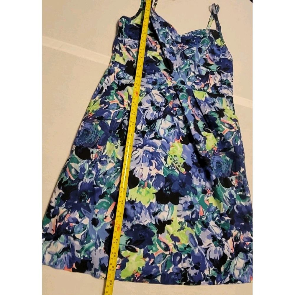 Jack by BB Dakota Floral Dress Medium 100% Cotton Pockets Fit & Flare Sundress - Picture 11 of 15
